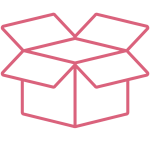 caja rosa png