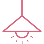 lampara rosa